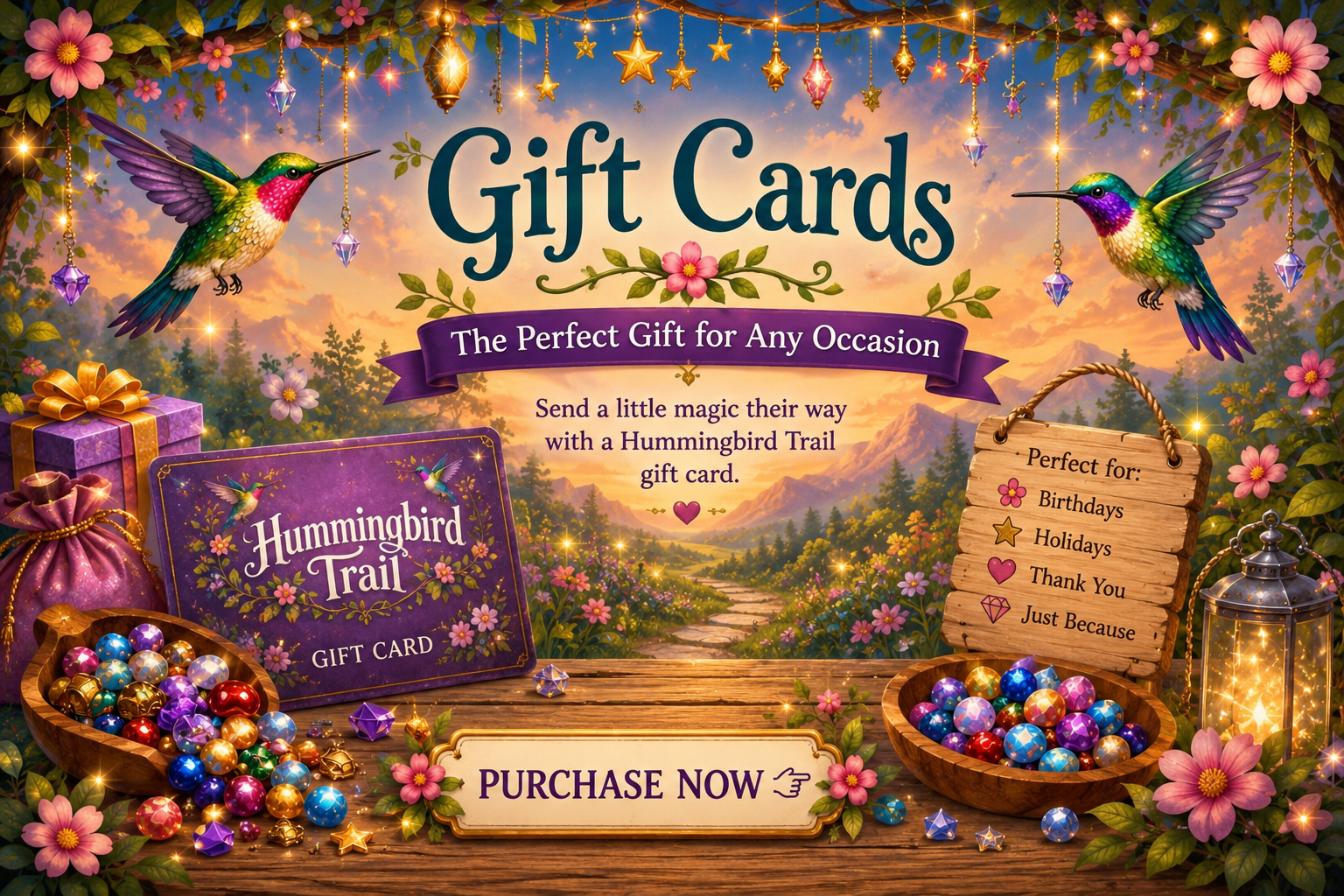 Hummingbird Trail Gift Card